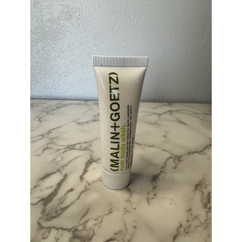Malin And‎ Goetz Rum Body Wash. 30ml/1oz.  Bath + Shower